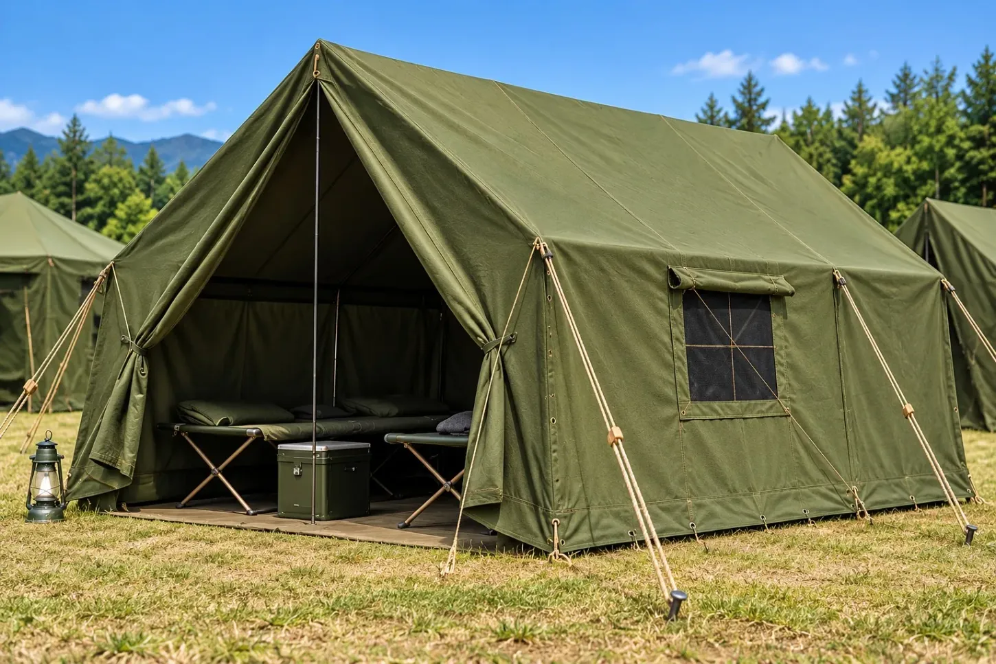 Canvas tent and camping products