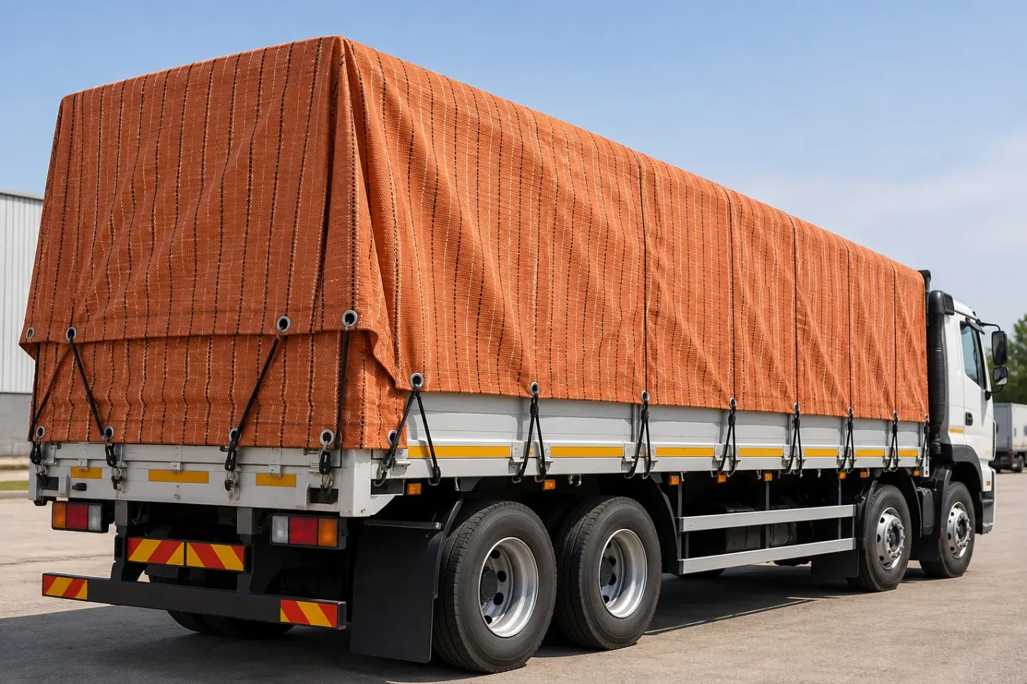 Truck tarpaulin and transport cover