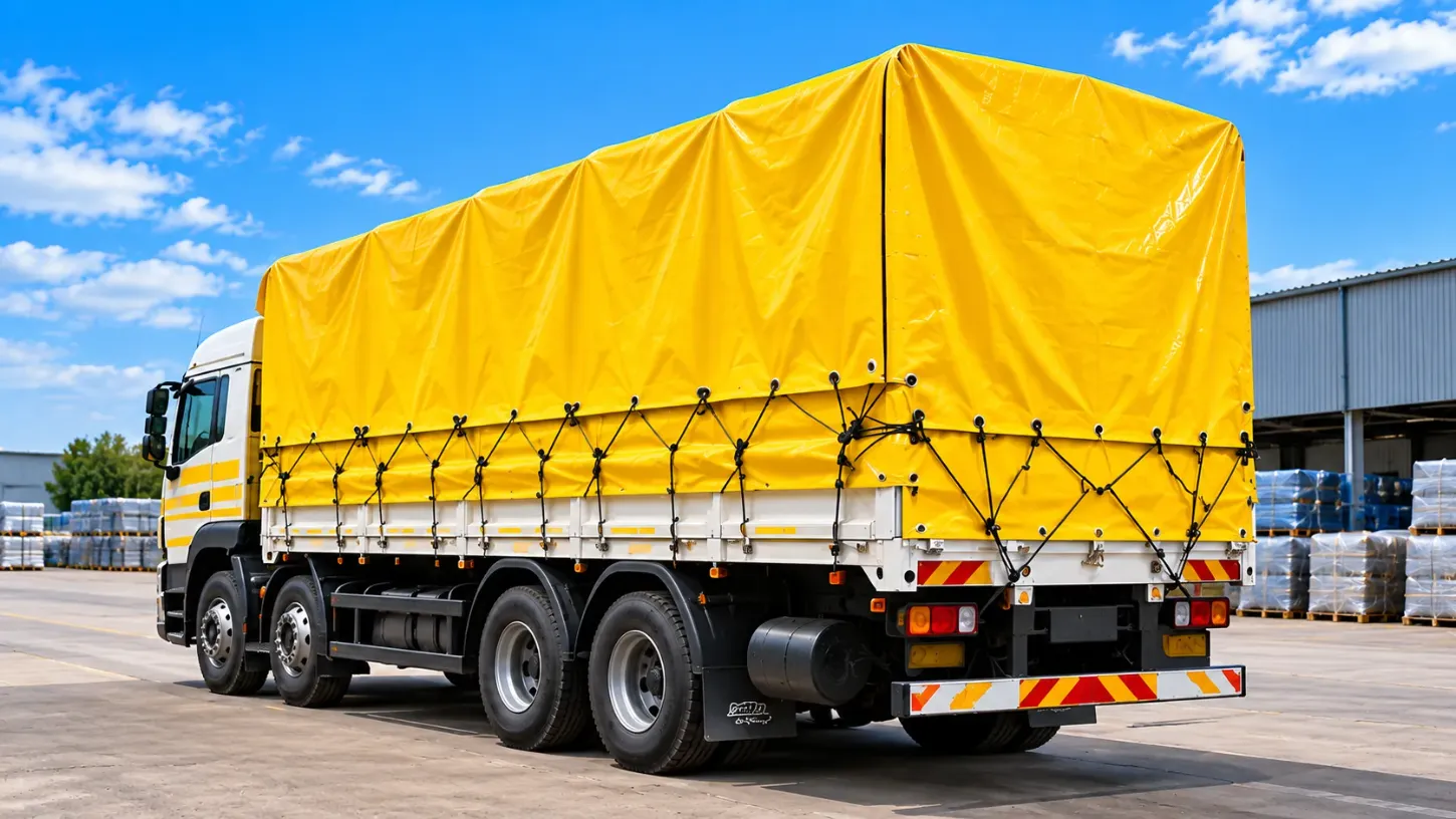 Truck tarpaulin and logistics cover